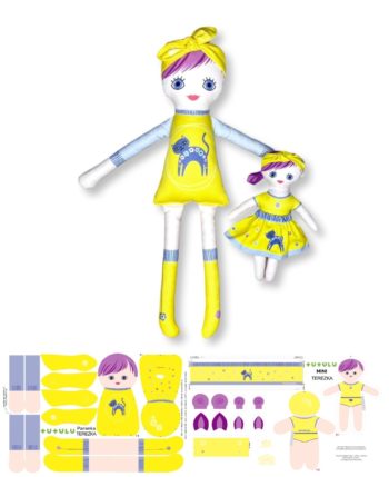 Hadrová panenka látka